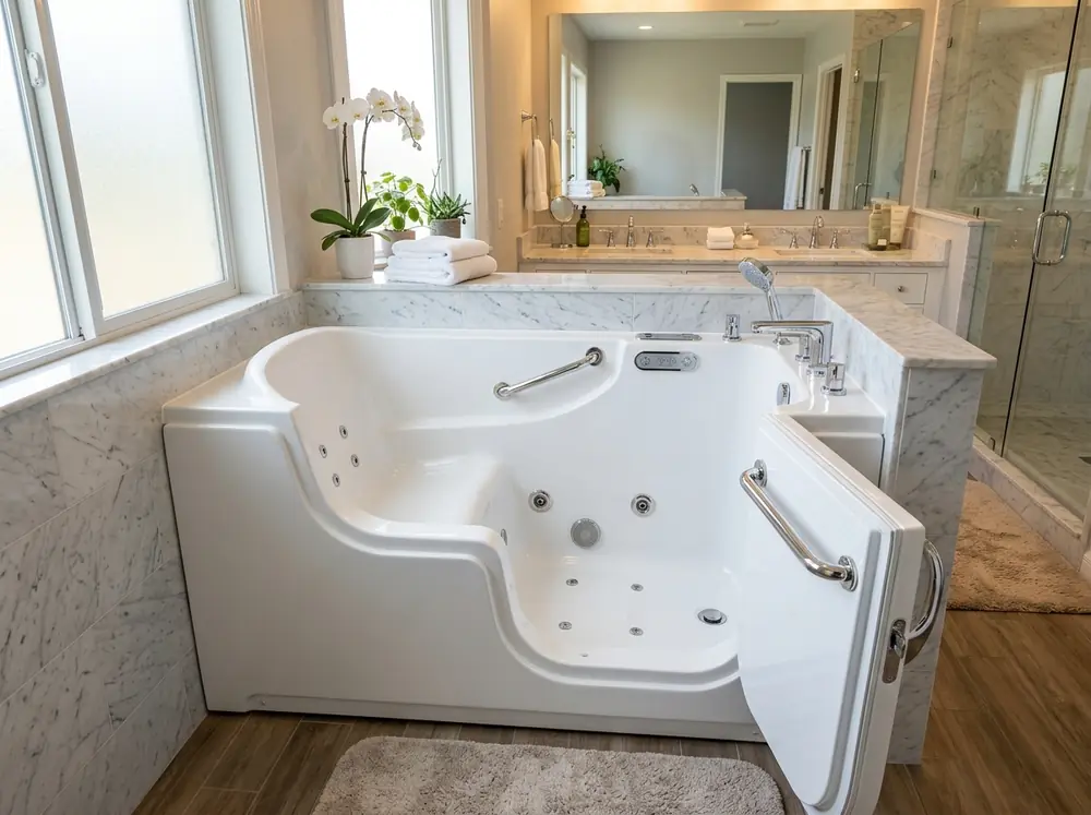 Walk-in safety tub installation in Greenbrier, AR