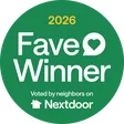 2026 Nextdoor Fave Winner, voted by neighbors on Nextdoor